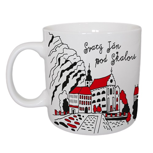 hrnek 0,5 porcelán Karlštejn